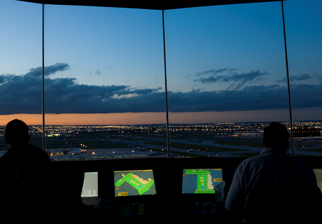 Airport management company flights high Infor SunSystems Collect